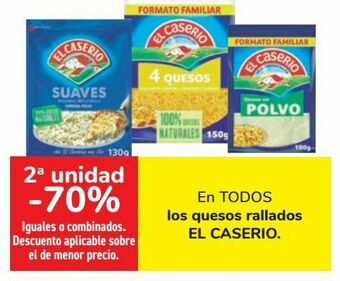 Carrefour En todos los quesos rallados el caserio oferta