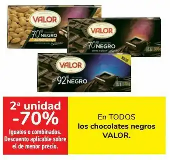 Carrefour En todos los chocolates negros valor oferta