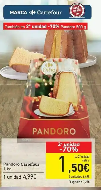 Carrefour Pandoro carrefour oferta