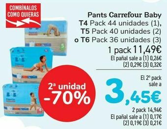 Carrefour Pants carrefour baby oferta