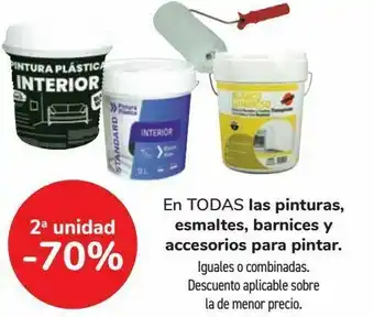 Carrefour En todas las pinturas, esmaltes, barnices y accesorios para pintar oferta