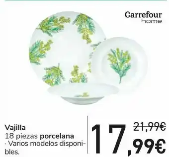Carrefour Vajilla oferta