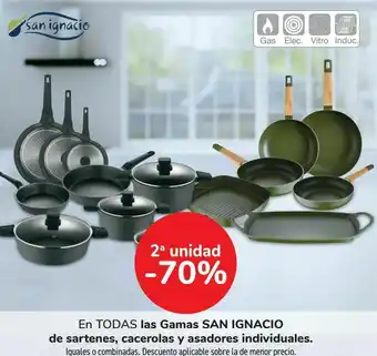 Carrefour En toda la gama san ignacio de sartenes, cacerolas y asadores individuales oferta