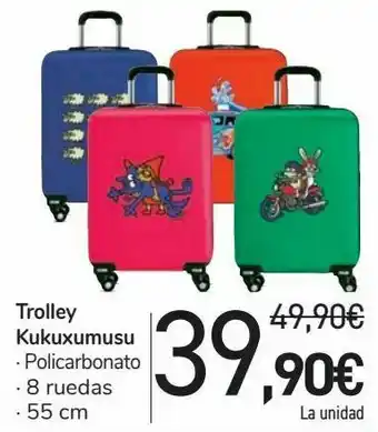 Carrefour Trolley kukuxumusu oferta