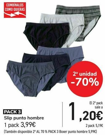 Carrefour Slip punto hombre oferta