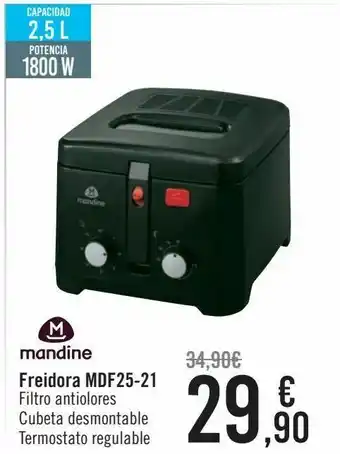 Carrefour Mandine freidora mdf25-21 oferta