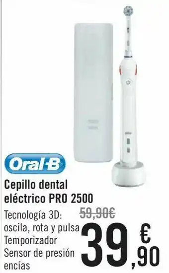 Carrefour Oral-b cepillo dental eléctrico pro 2500 oferta