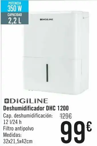 Carrefour Digiline deshumidificador dhc 1200 oferta