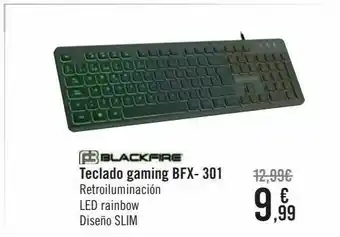 Carrefour Teclado gaming bfx-301 oferta