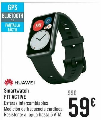 Carrefour Huawei smartwatch fit active oferta