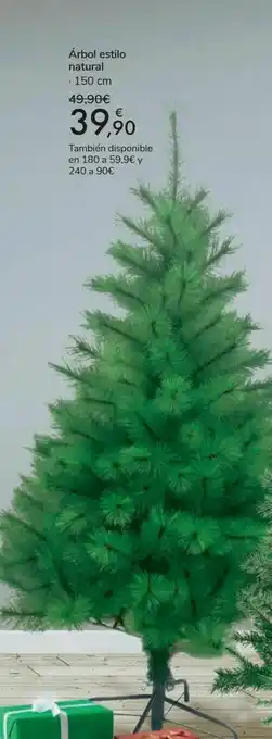 Carrefour Árbol estilo natural oferta