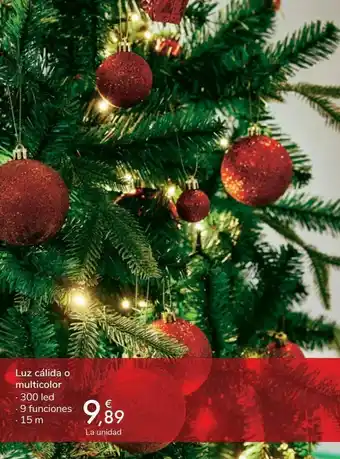 Carrefour Luz cálida o multicolor oferta