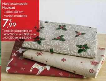 Carrefour Hule estampado navidad oferta