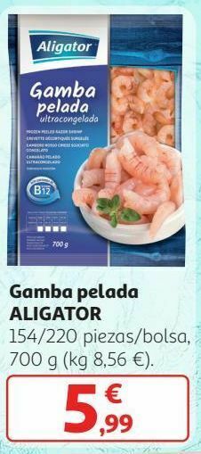 Alcampo Gamba pelada aligator oferta