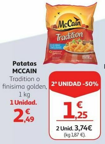 Alcampo Patatas mccain oferta