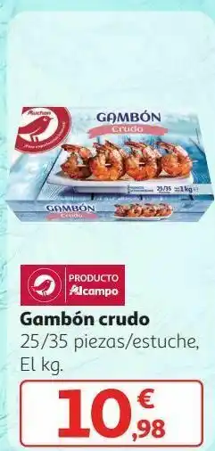 Alcampo Gambón crudo alcampo oferta