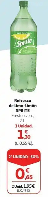 Alcampo Refresco de lima-limón sprite oferta