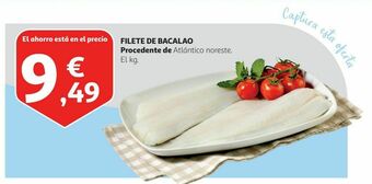 Alcampo Filete de bacalao oferta