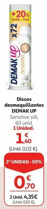 Alcampo Discos desmaquillantes demak'up oferta