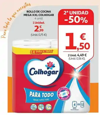 Alcampo Rollos de cocina mega xxl colhogar oferta