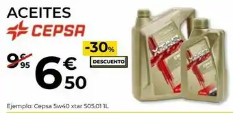 Aceite para motor cepsa