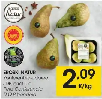 Eroski Pera conferencia d.o.p bandeja eroski natur oferta