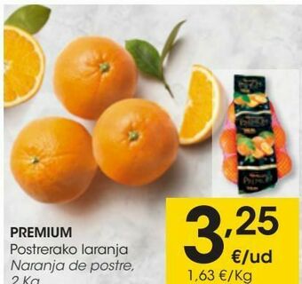 Eroski Naranja de postre premium oferta