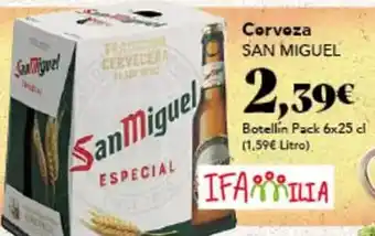 Gadis San miguel - cerveza oferta