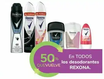 Font Vella En todos los desodorantes rexona oferta