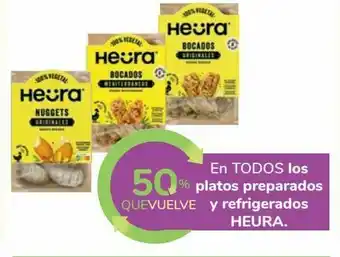 En todos los platos preparados y refrigerados heura