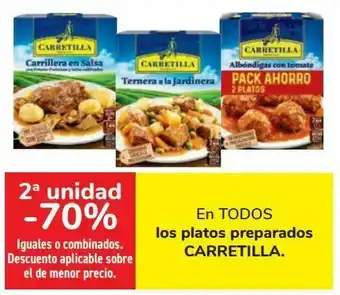 Font Vella En todos los platos preparados carretilla oferta