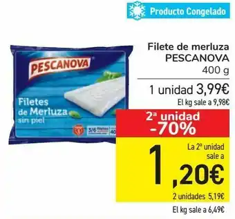 Font Vella Filete de merluza pescanova oferta