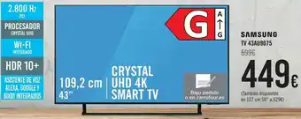 Samsung tv 43au9075