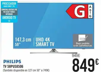 Font Vella Philips tv 58pus8506 oferta