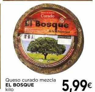 Supermercados Piedra Queso Curado Mezcla El Bosque oferta