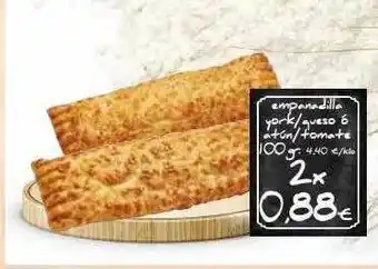 Supermercados Piedra Empanadilla York Queso ó Atun Tomate oferta