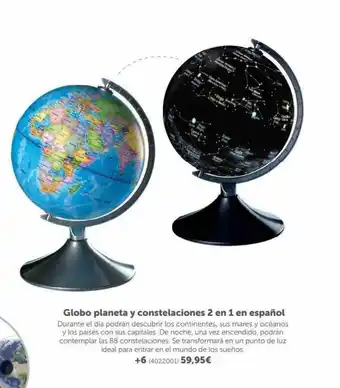 EurekaKids Globo Planeta Y Constelaciones 2 En 1 En Español oferta