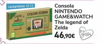 Carrefour Consola Nintendo Game&watch The Legend Of Zelda oferta
