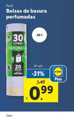 Lidl PURIO Bolsas de basura perfumadas oferta