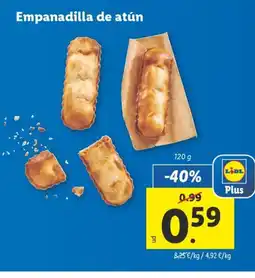 Lidl Empanadilla de atún oferta