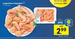 Lidl Langostinos Vannamei oferta