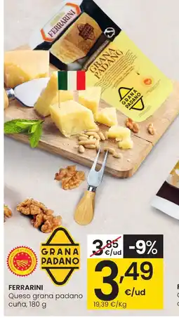 Eroski FERRARINI Queso grana padano cuna oferta
