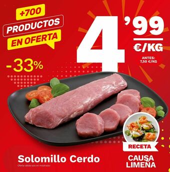 AhorraMas Solomillo oferta