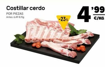 AhorraMas Costillas de cerdo oferta