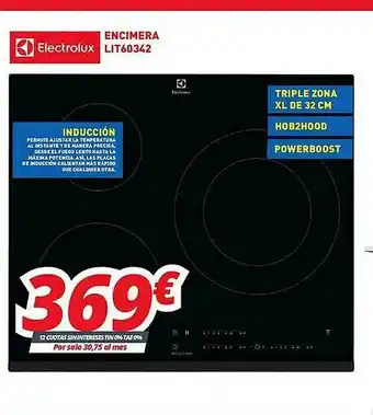 Mi electro Encimera Lit60342 Electrolux oferta