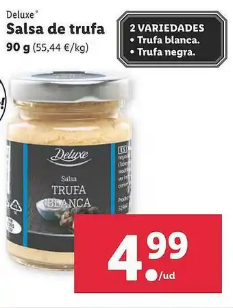 Lidl Deluxe Salsa De Trufa oferta