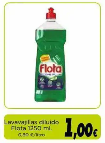 Proxi Lavavajillas Diluido Flota 1250ml oferta