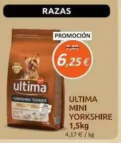Maskom Supermercados Ultima Mini Yorkshire 1,5kg oferta