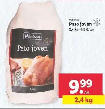 Lidl Monissa Pato joven 2,4kg oferta