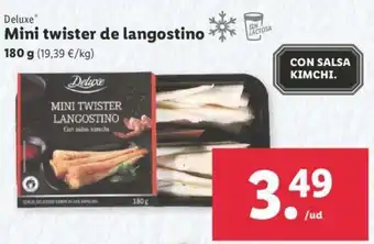 Lidl Deluxe Mini Twister de langostino 180g oferta
